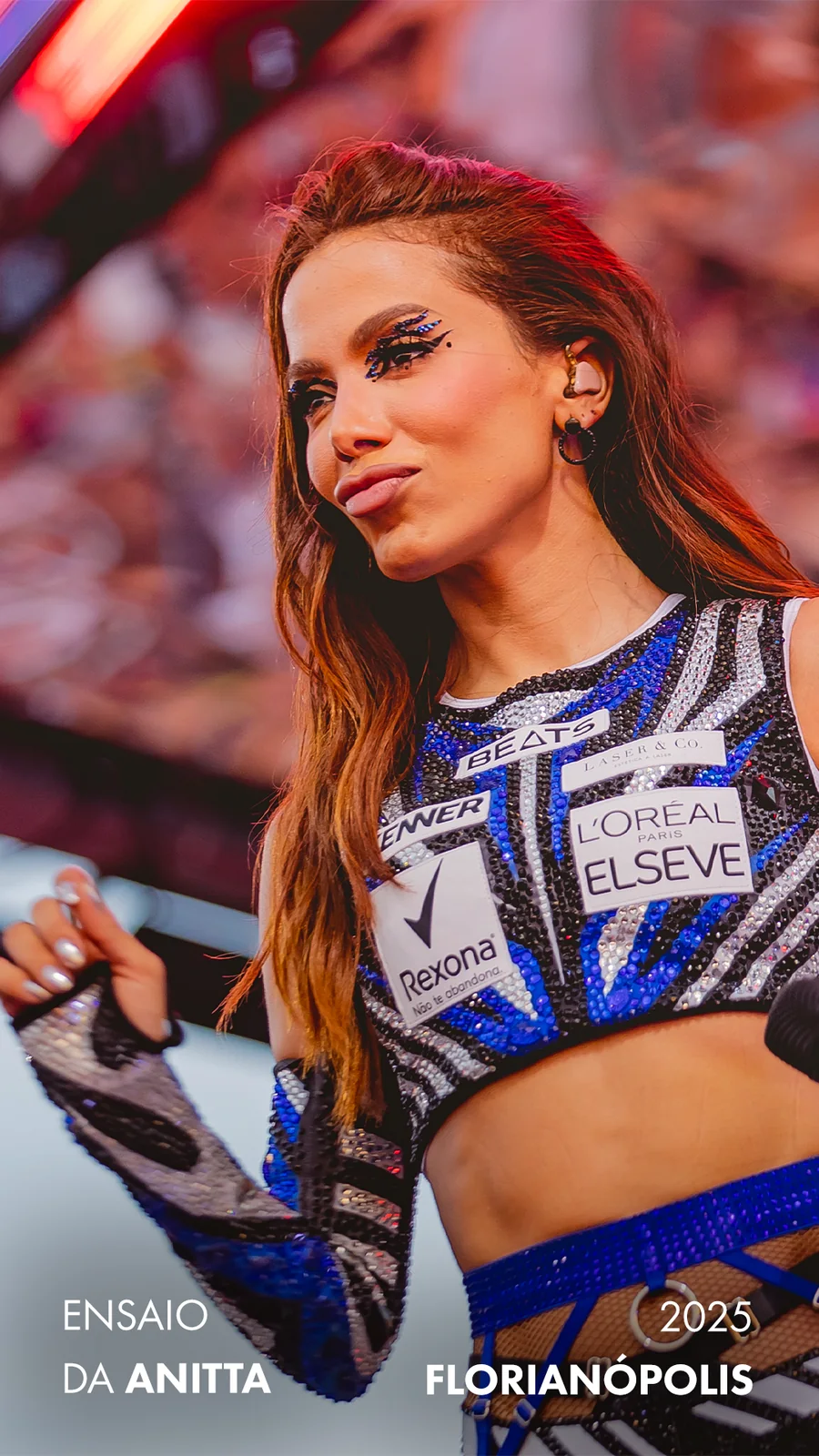 Ensaio da Anitta em Florianópolis