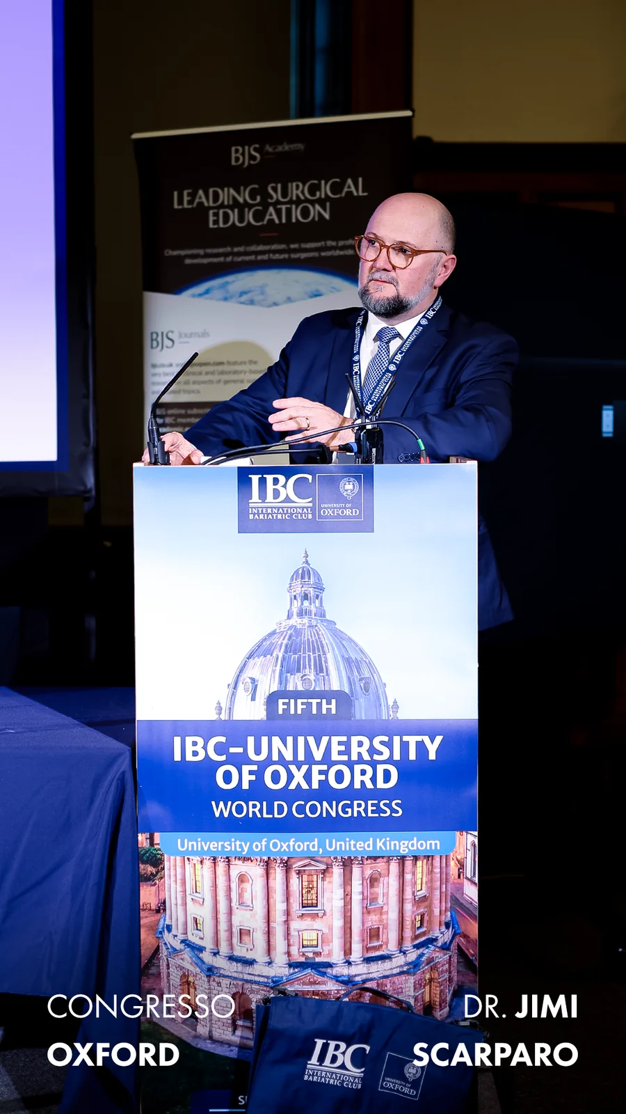 Congresso em Oxford, projeto do Dr. Jimi Scarparo